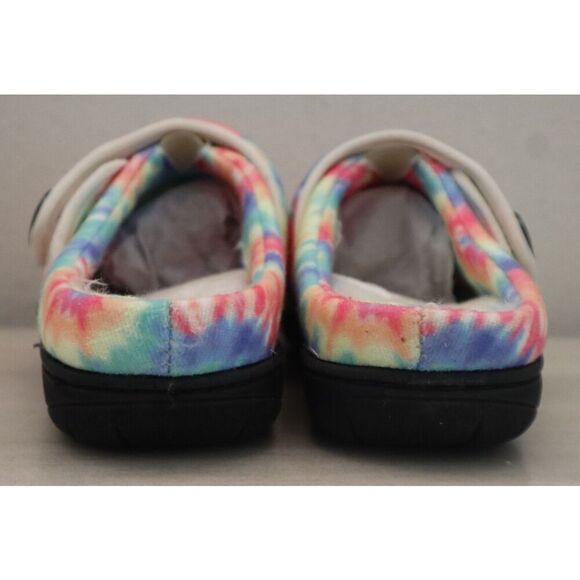 Glolily WMN Sz 9M Tie Dye Mia Faux Shearling Lined Indoor/Outdoor Comfy Slippers - Picture 2 of 15